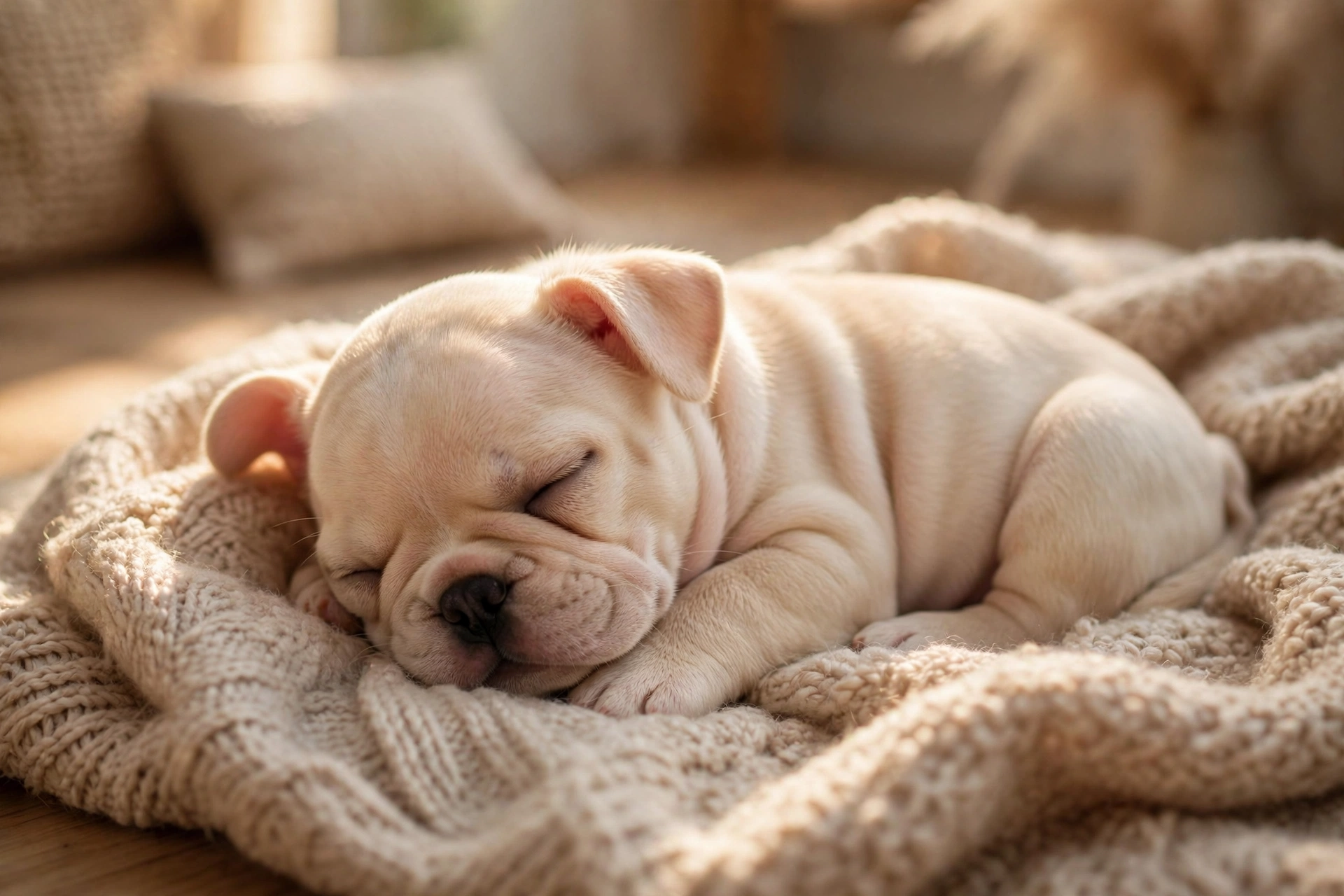 Cream French Bulldog